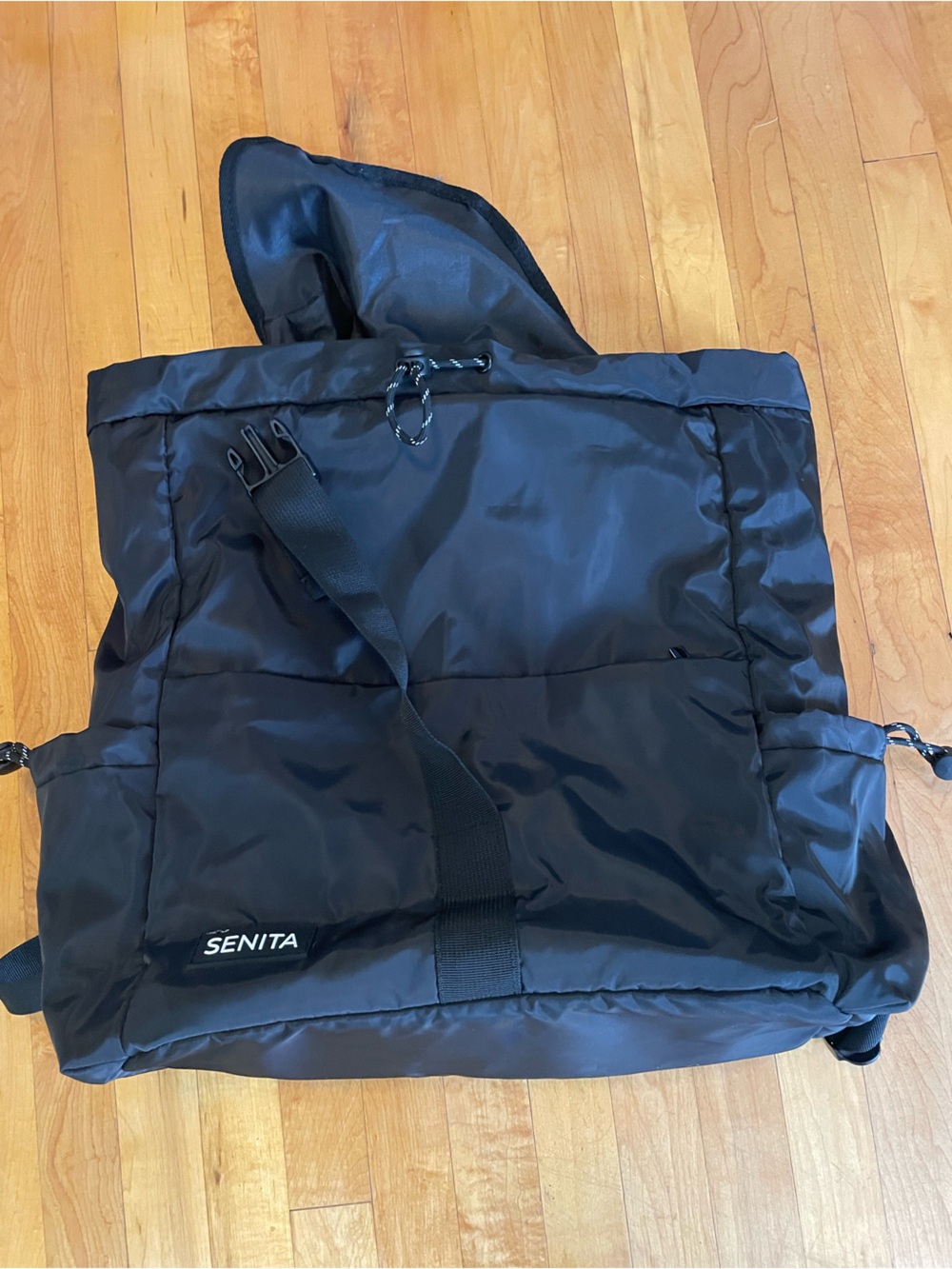 Senita Athletics Black Women’s Backpack Tote